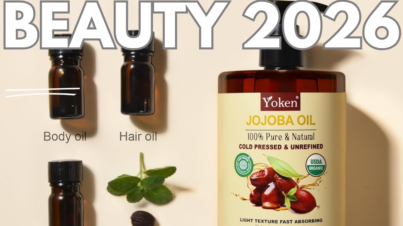 Pure Jojoba Oil USDA Organic 🌿✨ | Deep Hydration for Skin & Hair!