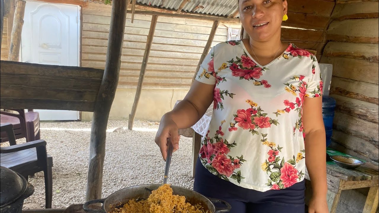 Cocinando locrio de buigado con habichuelas 🫘😋