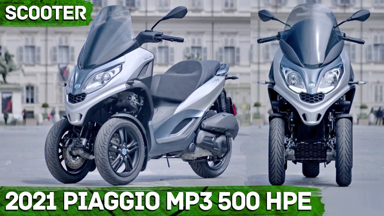 2021 Piaggio MP3 300 HPE - New ThreeWheel Scooter