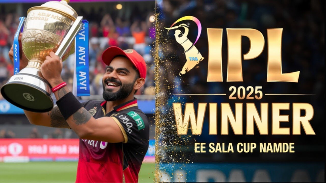 EE SALA CUP NAMDE 🎧🔥🏆 OFFICIAL VICTORY ANTHEM🔥 RCB Wins IPL 2025!#viralvideo #music #ipl2025 #virat