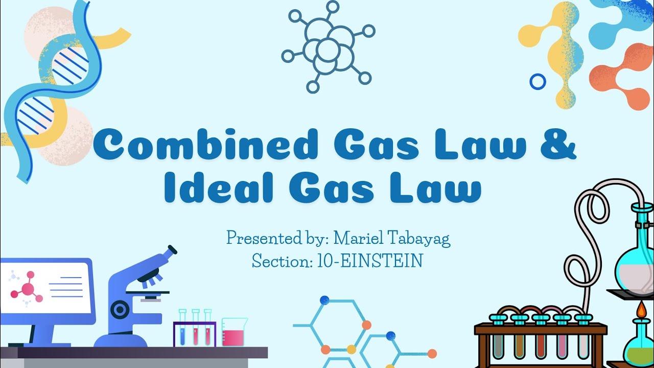 COMBINED GAS LAW AND IDEAL GAS LAW, INCLUDING THE CONVERSION (school purposes only!)