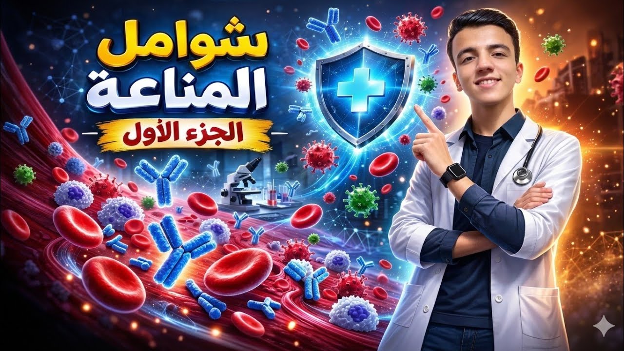شوامل المناعة ( الجزء الأول ) - أحياء تالتة ثانوي 2026