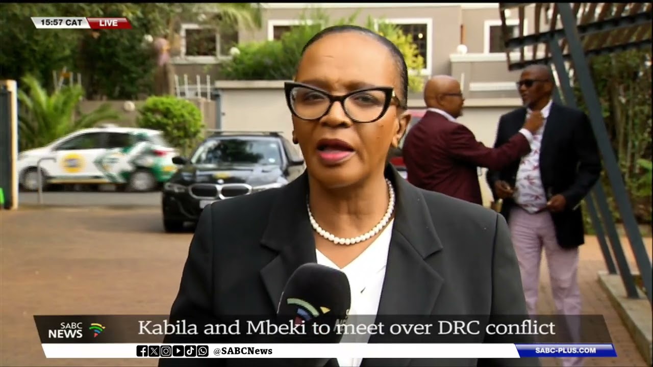 Kabila arrives in Johannesburg for talks with Mbeki over DRC conflict