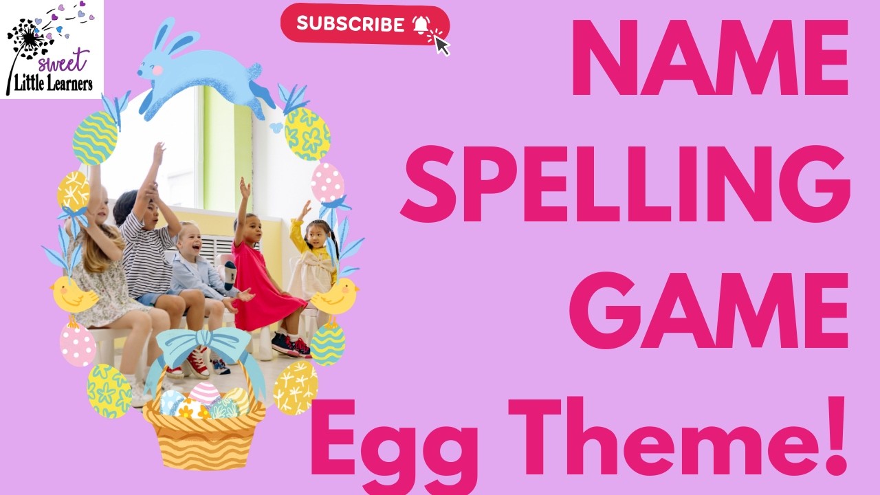 Alphabet & Name Spelling Activity (Egg Theme!) | Kindergarten Literacy Centers