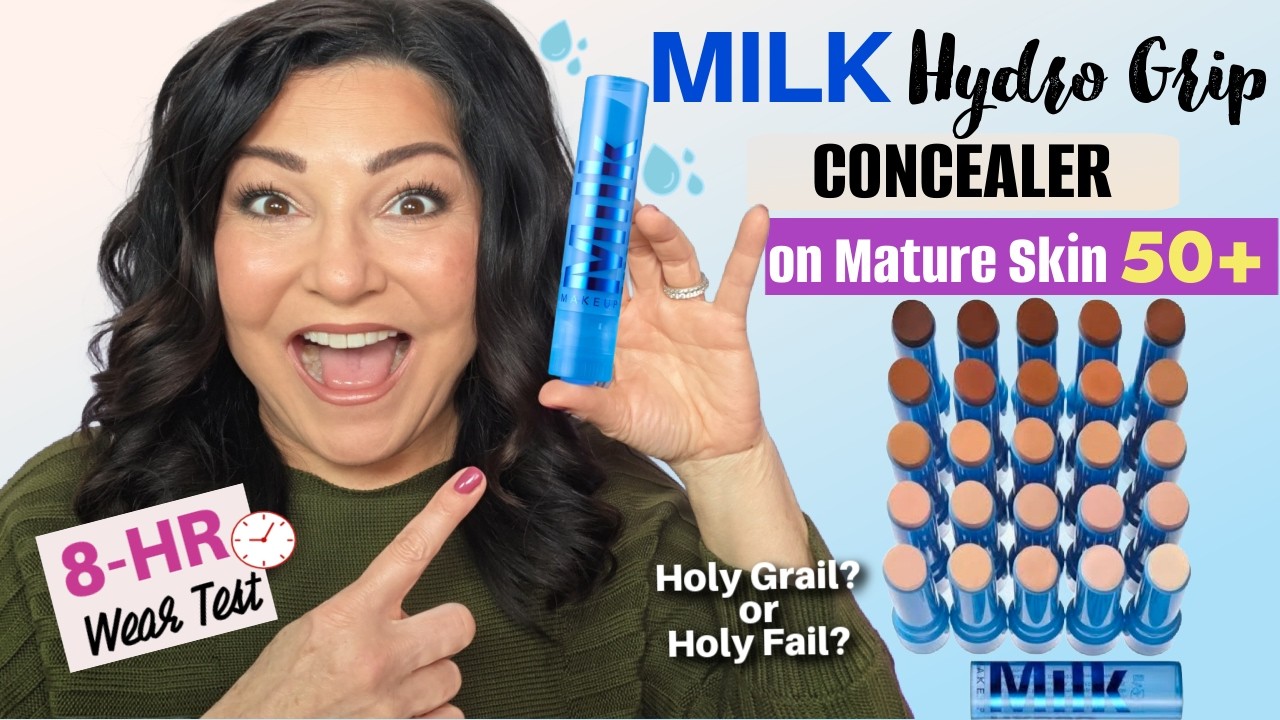 Консилер MILK Hydro Grip Gel для зрелой кожи 50+ | Не скатывается в складки или образует целую го...