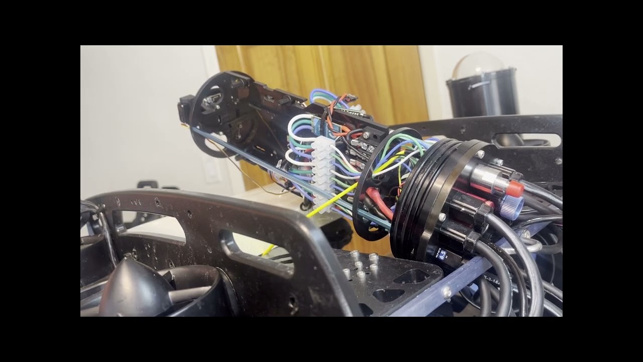 500 Meter Bluerov2 Fiber Optic Install