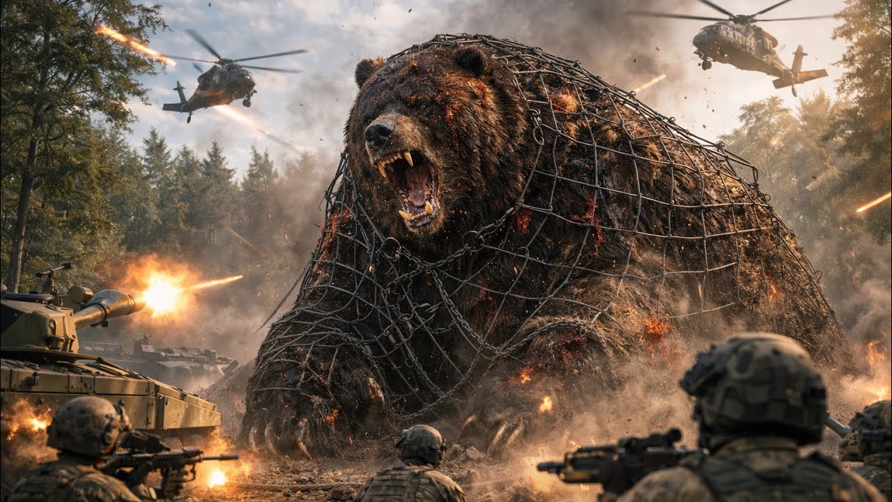 Giant Bear Forest vs US Military in Berlin (Spree Forest) | Final Containment Operation |CGI|