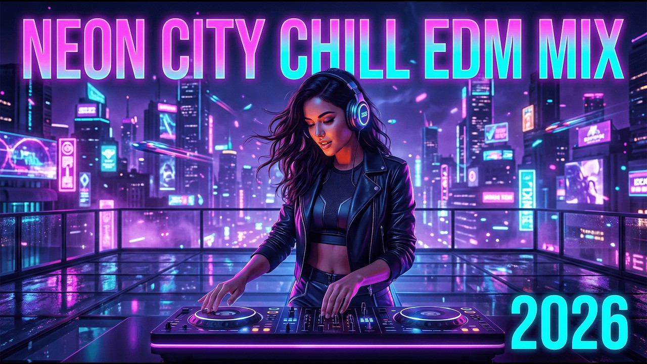 Neon City Chill EDM Mix 2026 | Midnight Electronic Music Vibes