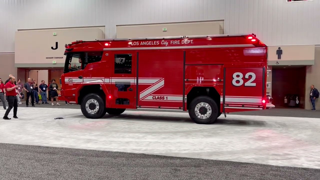 Rosenbauer RTX Electric Fire Truck FDIC 2022