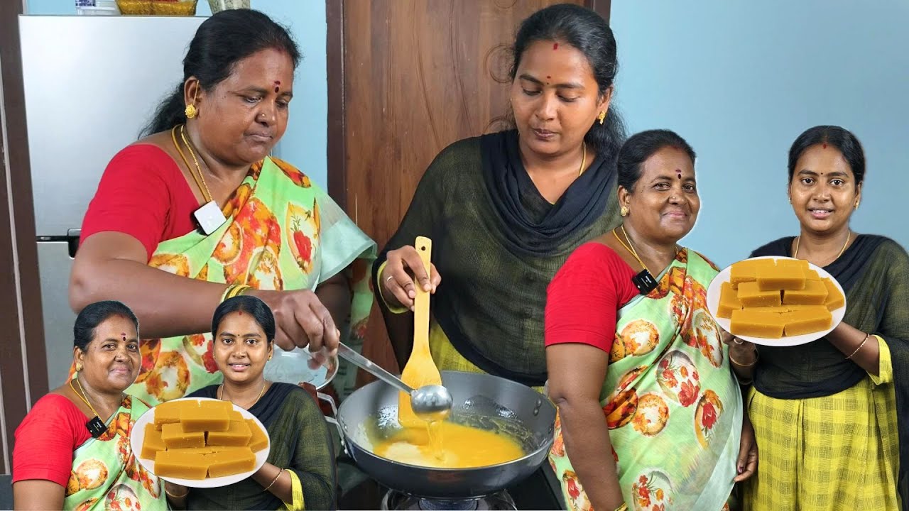 நெய் மைசூர் பாக் பிரியாவின் கைப்பக்குவத்தில் வாயில் வைத்ததும் கரையும் ருசி! Ghee Mysore Pak