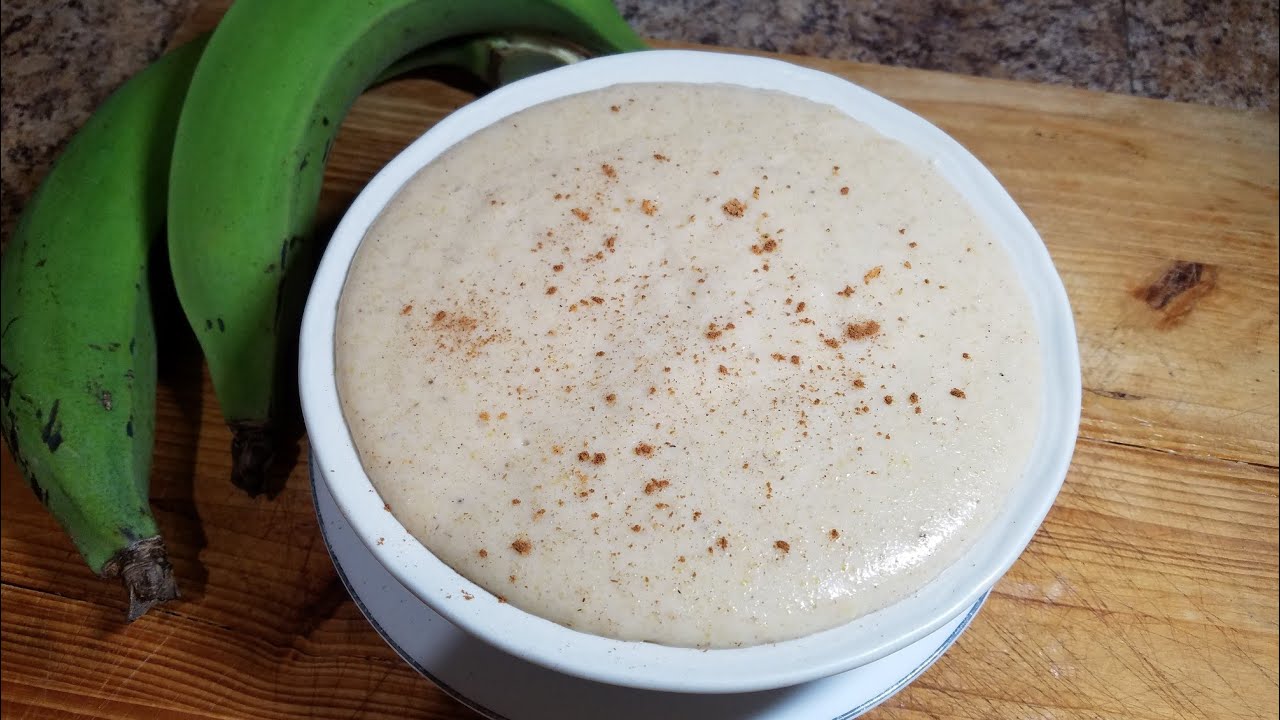 Plantain Oats Porridge with Coconut Milk