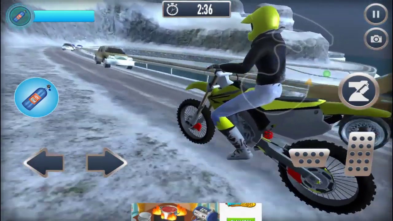 Xe Moto leo núi tuyết - Mountain bike snow moto