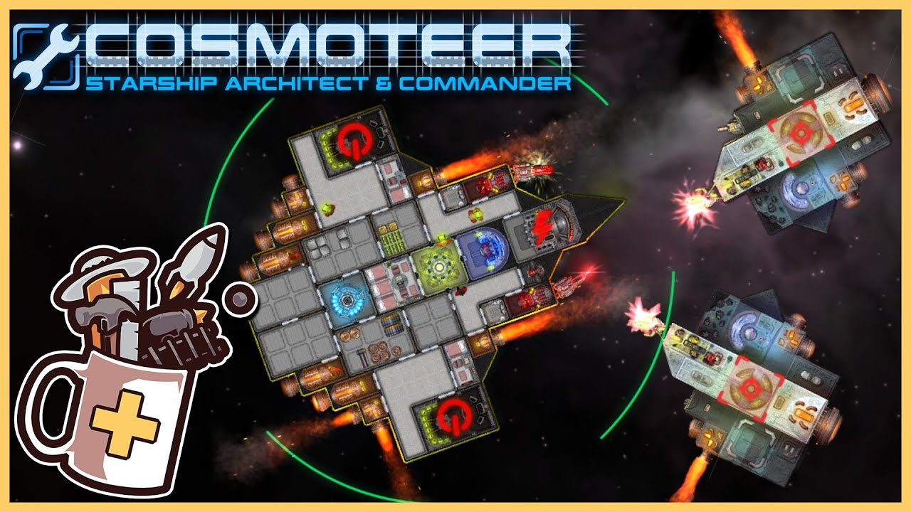 Shields Up & Fire Lasers! | Cosmoteer: Starship Architect & Commander