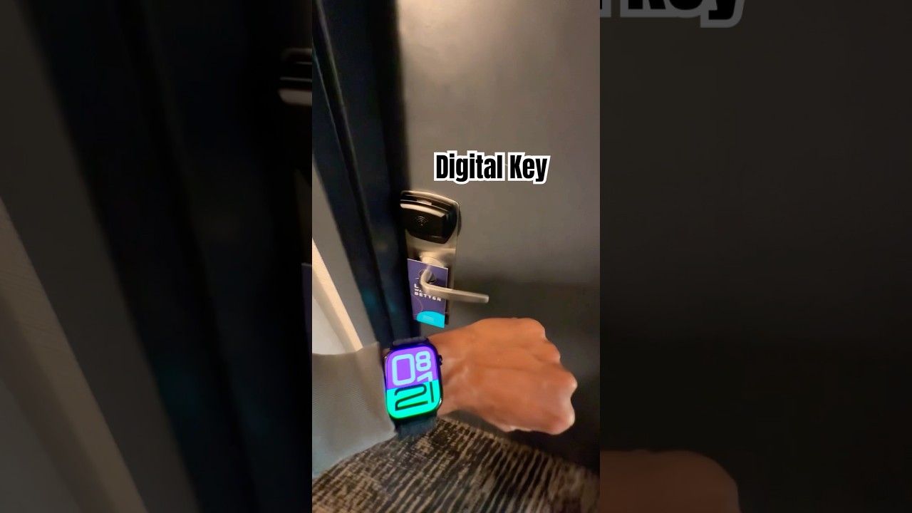 Digital Key is so convenient #applewatch #digitalkey #apple #nfc #technology #future #mobilekey