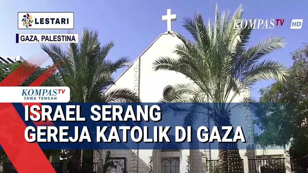 Israel Serang Gereja Katolik di Gaza