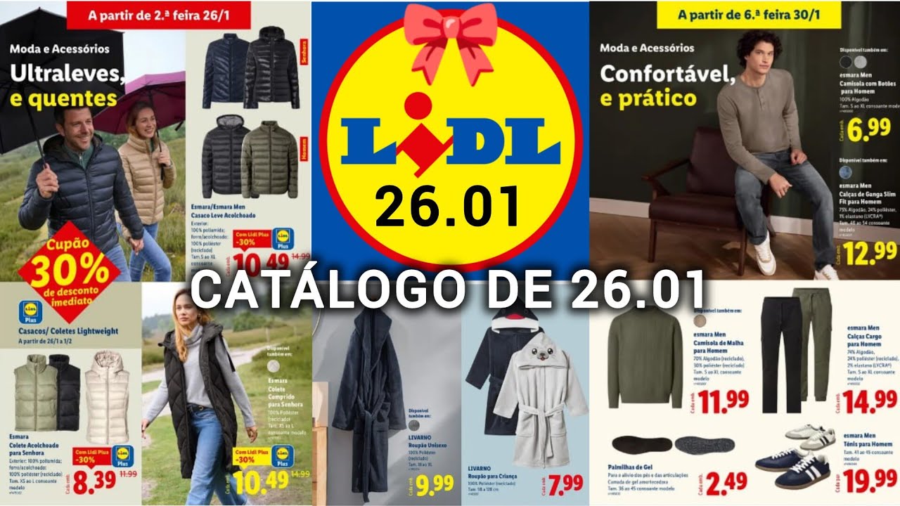 ✨ LIDL Catálogo Promocional Lidl a partir de 26.01.2026 têxtil #Parkside #lidl #lidlportugal  ✨