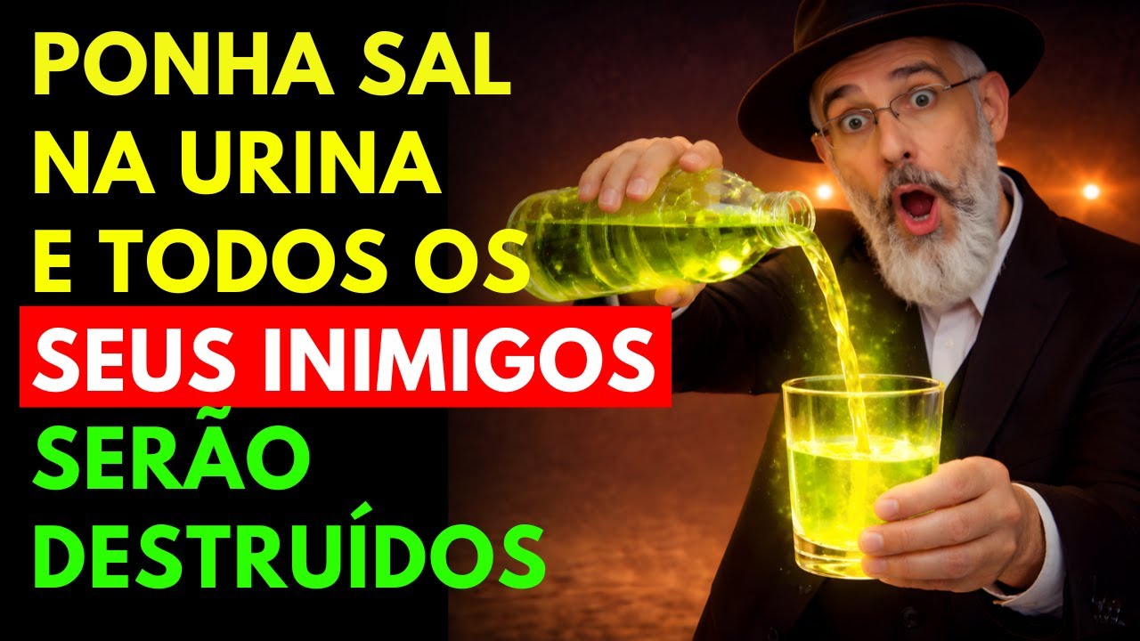 Coloque SAL na Sua URINA: O Ritual que Muitos Usam para se PROTEGER do INIMIGO | Sabedoria Judaica