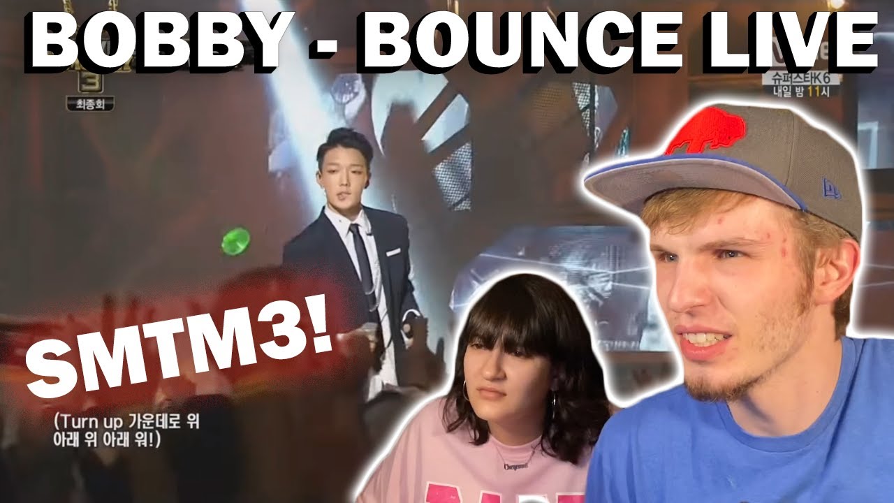 FIRST TIME REACTING TO BOBBY - BOUNCE LIVE ON SMTM3 (COUPLE REACTION | LYRIC BREAKDOWN!)