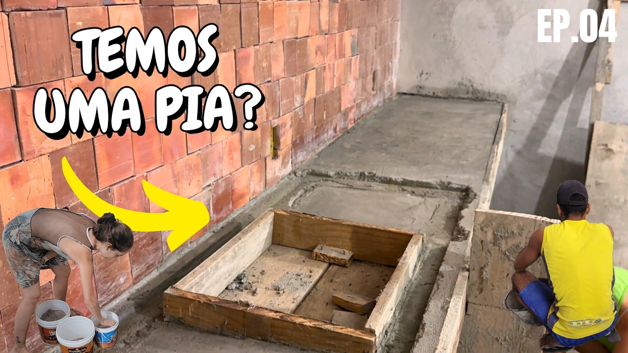 COMO FAZER (OU NÃO) UMA PIA DE CONCRETO - Diário de obra 04