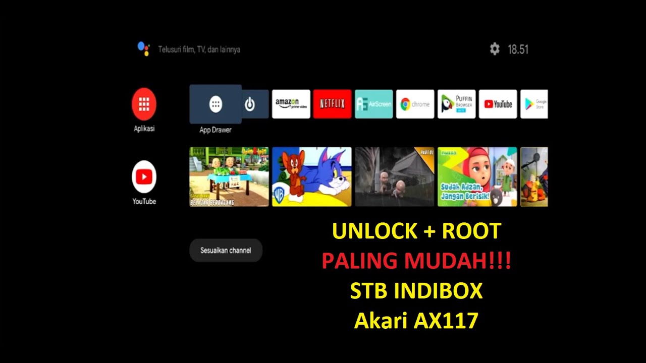 NEW !!! Cara Unlock STB Indibox Akari AX117 Paling MUDAH