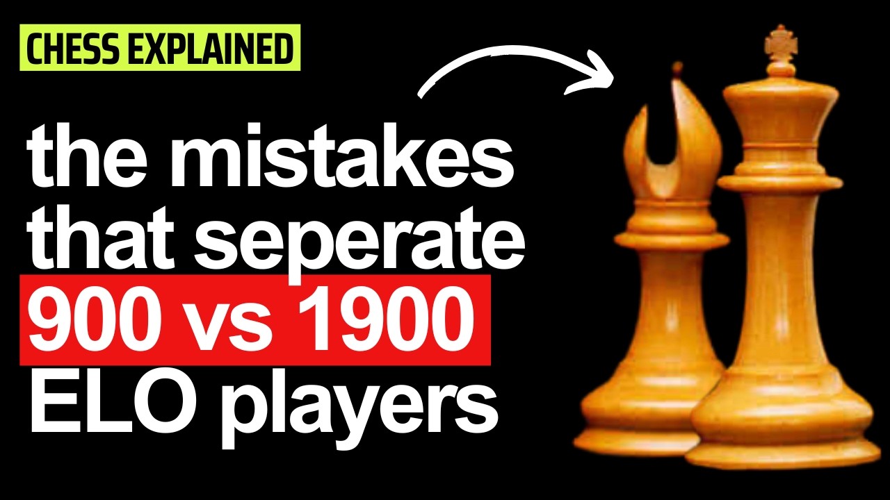 The Difference Between 900 ELO And 1900 ELO Chess In The Opening (Avoid These Mistakes)