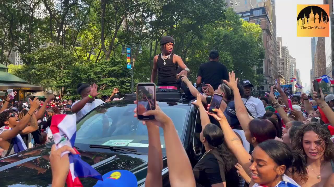 2024 Dominican Day Parade marches through NYC. 