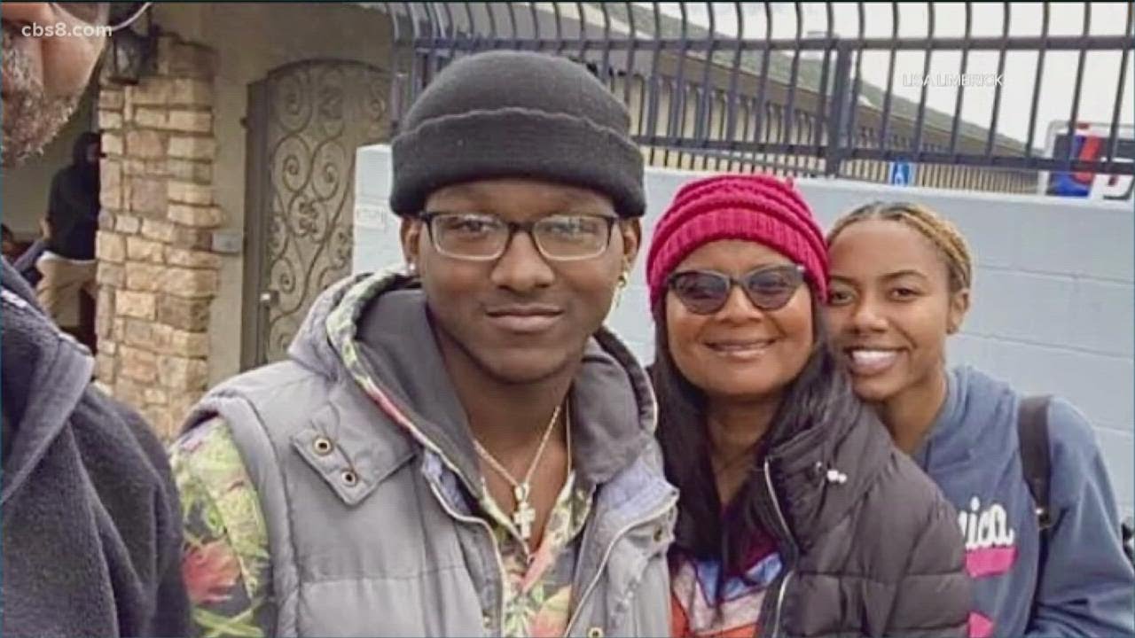 Loved ones gather in Pacific Beach to honor semi-pro football player killed on freeway