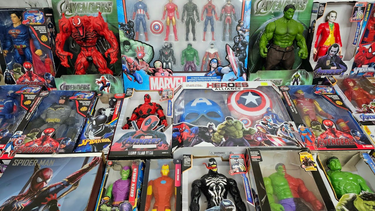 SPIDERMAN vs HULK vs IRONMAN AVENGERS CAPTAIN AMERICA BATMAN CARTOON FLASH VENOM AVENGERS ASSEMBLE