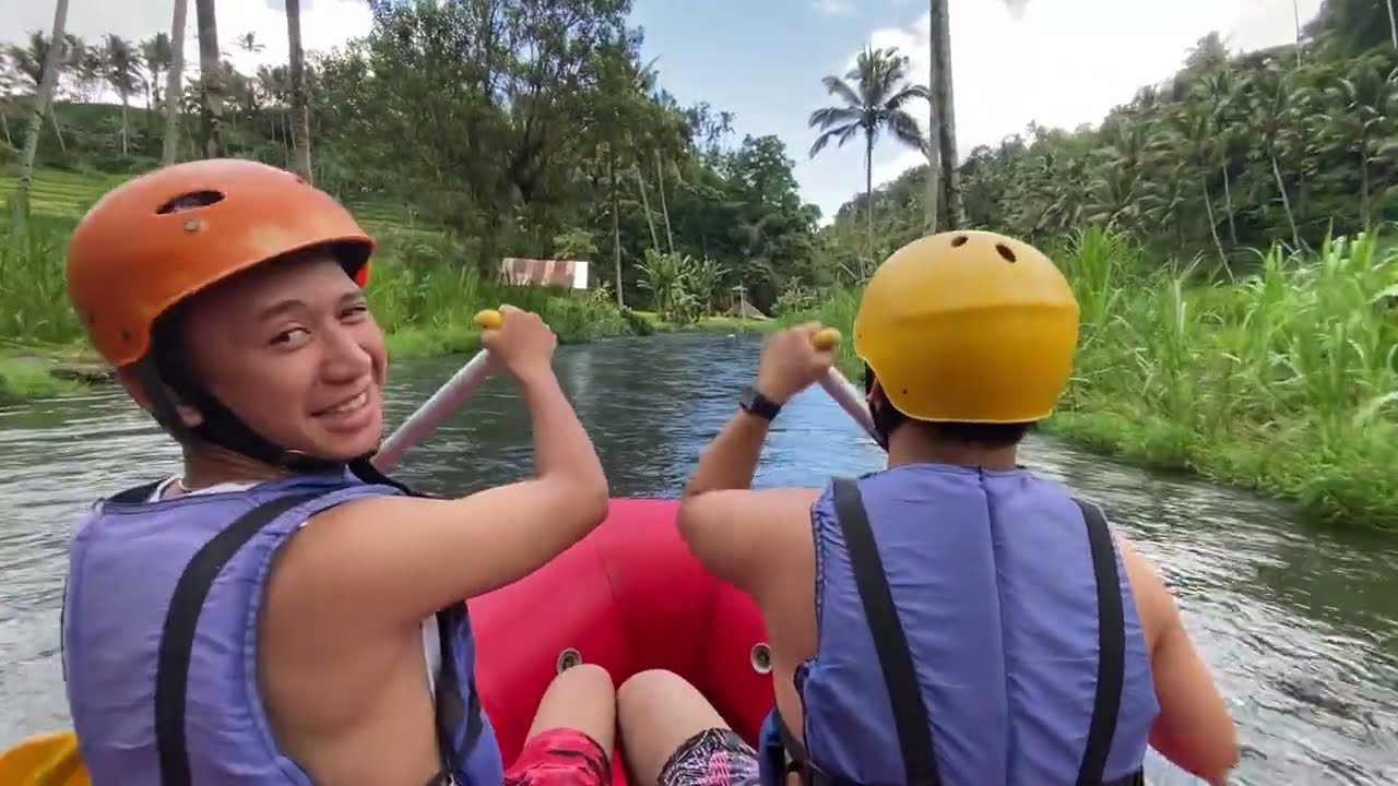 RAFTING 18 KM DI SUNGAI PESABAN BALI,14 APRIL 2022