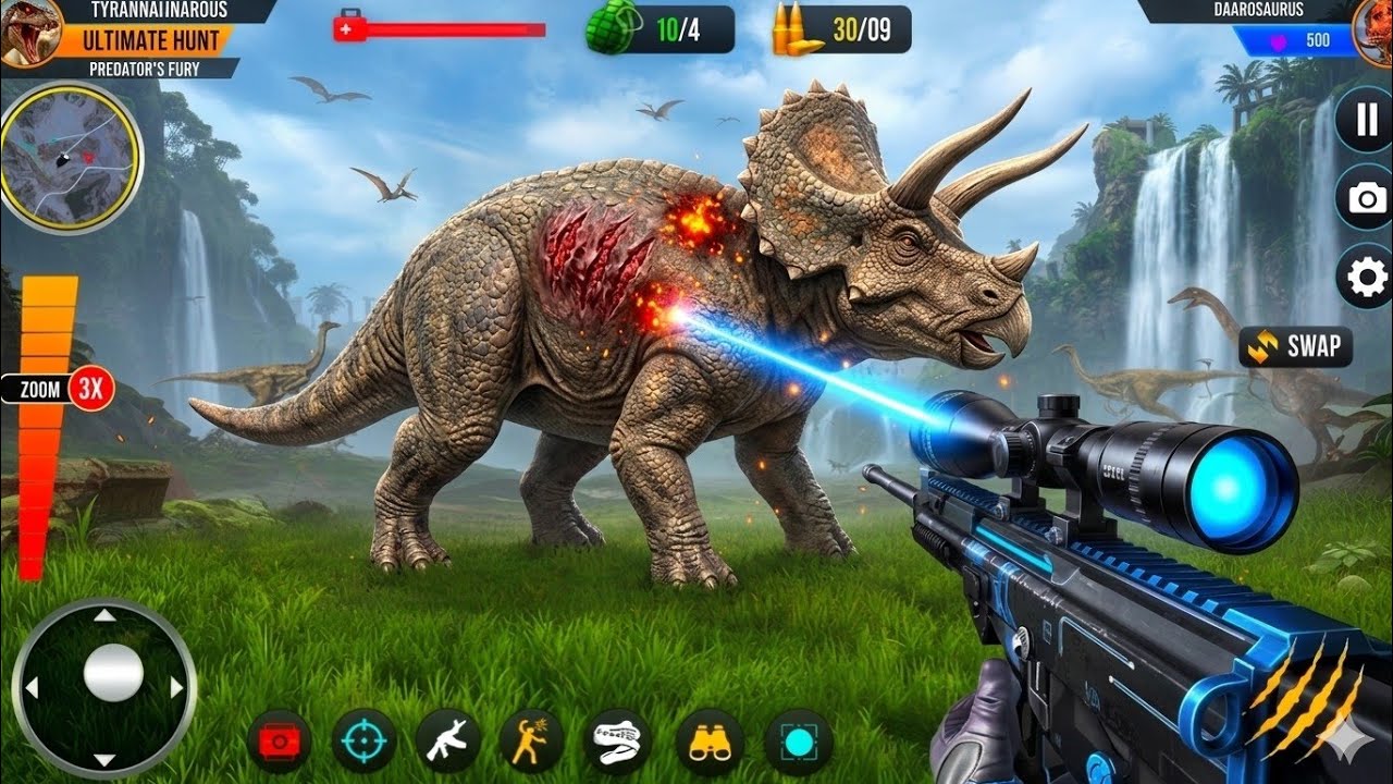 Wild Animal Hunter 3D: Epic Dinosaur Hunting Adventure 🦖🥸|New 2026 Update Gameplay #93