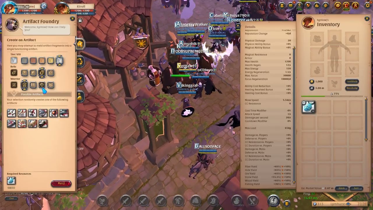 EZ crypt candle artifact