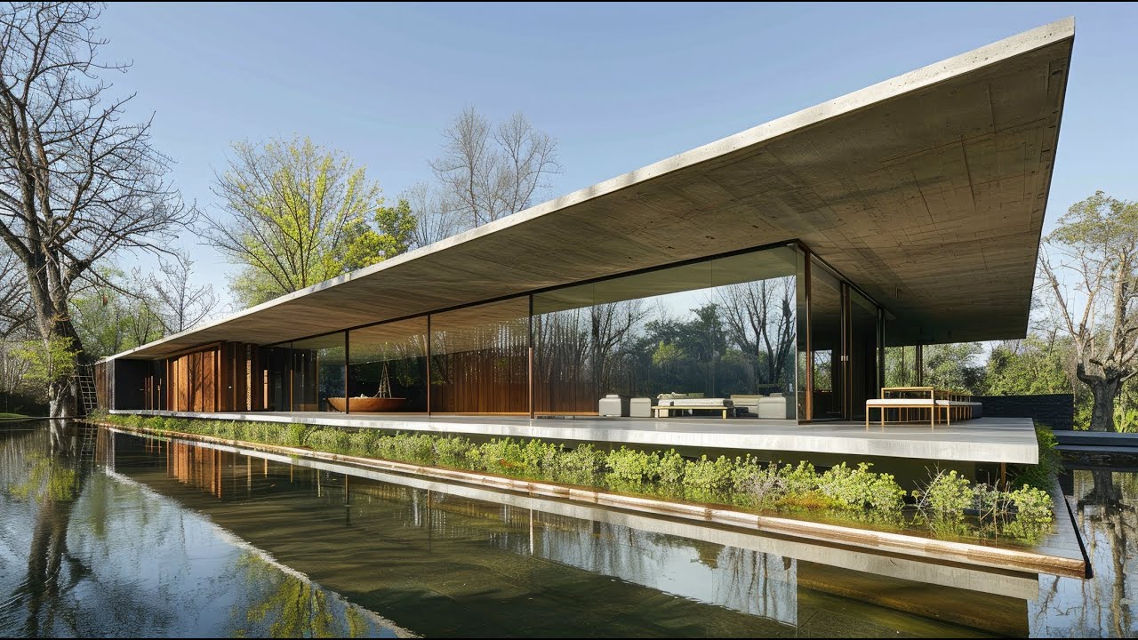 Timeless Modern Concrete House Designs for Single-Level Living