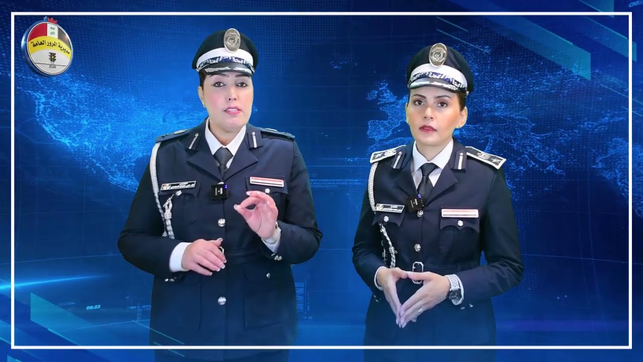 توعية مرورية المركبات الحمل في السايد الايسر