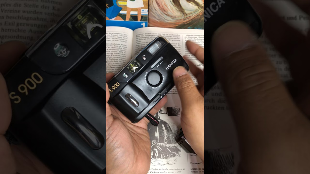 Hanica s900 soft filter focus free film camera how to load a film