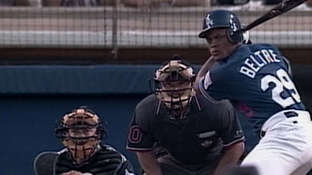 Adrian Beltre collects first career hit, RBI in 1998