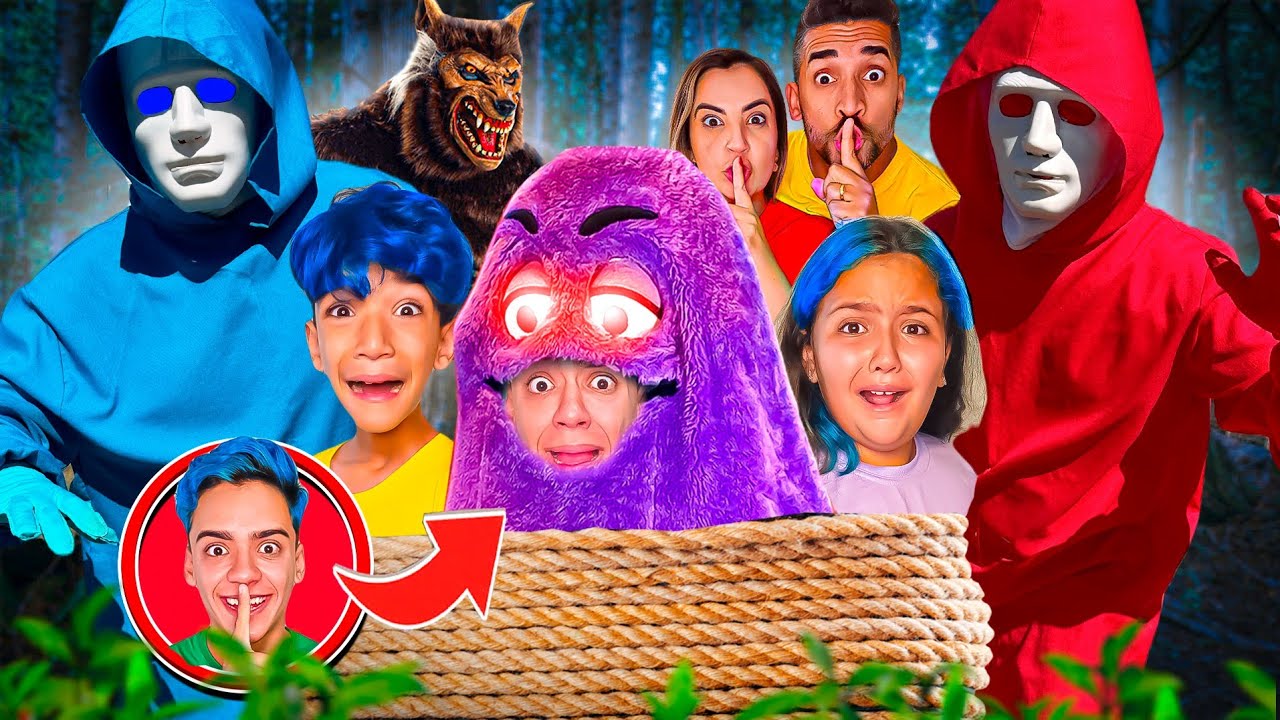 OS FACES E O LOBISOMEM CAPTURARAM A FAMÍLIA ROCHA ESCONDIDO NO GRIMACE SHAKE *1h de vídeo