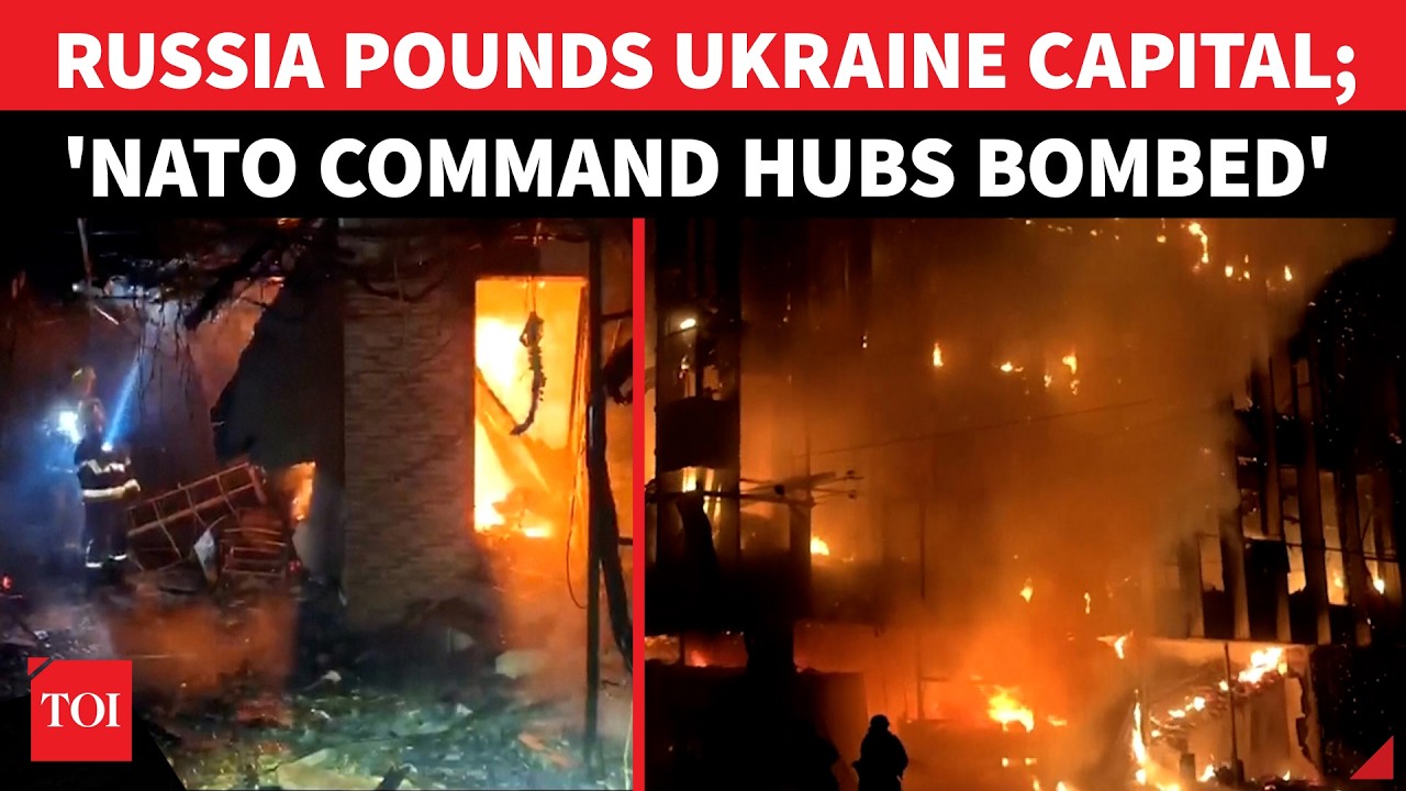 Russia Wipes Out 'NATO SPECIALISTS' In Huge Strikes On Kyiv; Putin Army Burns Ukraine Military Hubs