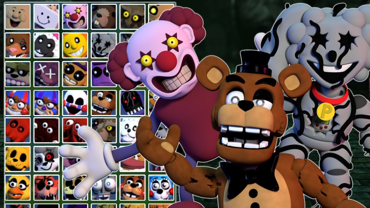 Finishing 3 Fan Game Rosters | FNaF World: Universal Madness
