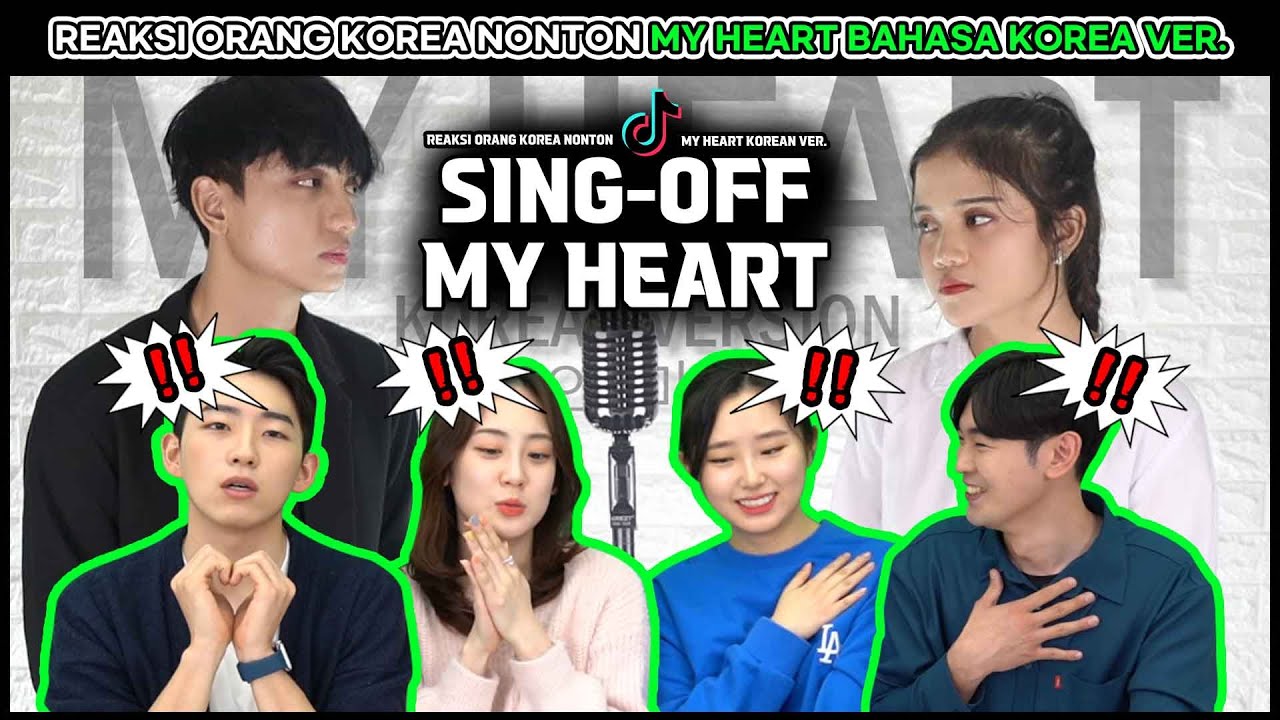 Reaksi Teman2 Korea Kaget Nonton MY HEART - OST. HEART 🇮🇩🇰🇷 | NADAFID Feat. REZA DARMAWANGSA