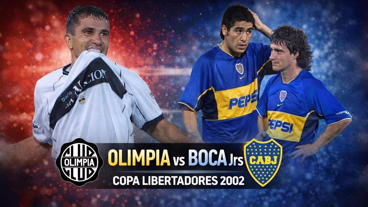 La noche que OLIMPIA tumbó al BOCA de RIQUELME que venia como BICAMPEÓN de AMÉRICA 🔥