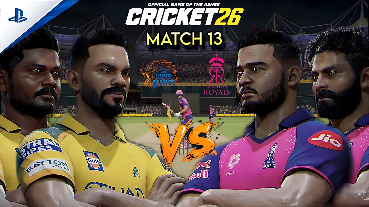 IPL 2026 as CSK 💛 | Match 13 | CSK vs RR | Playoff Momentum Starts Now 💛🔥 | Cricket 26