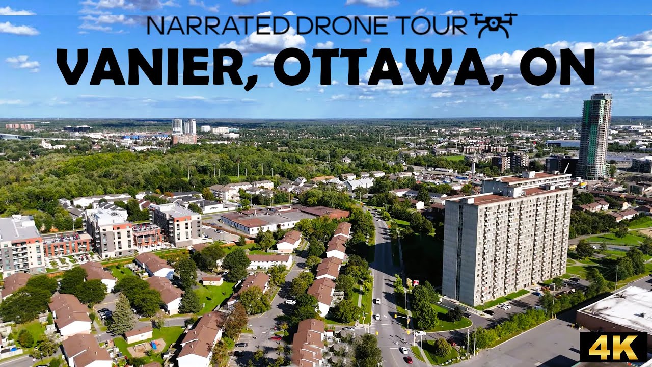 🌆 Soaring Over Vanier, Ottawa in 4K! Beautiful Drone Views with DJI Mini 4 Pro 🚁