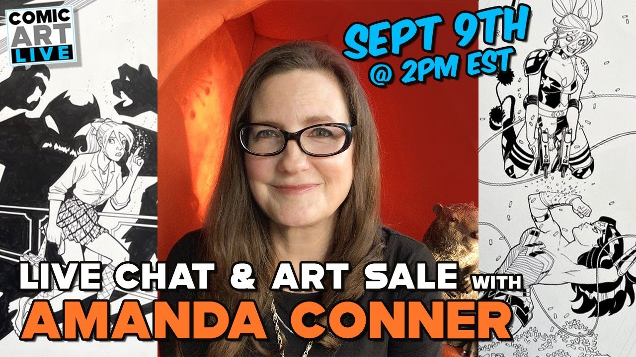 Live Art Sale and Conversation with Comic Artist Amanda Conner
