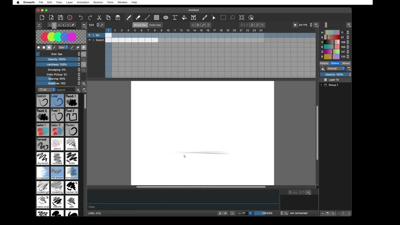 How To Animate in Drawpile Quickstart Tutorial (2025)