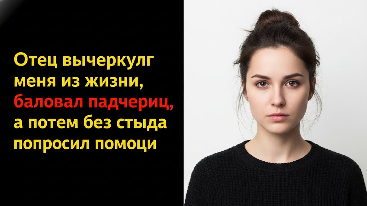 ОТЕЦ ВЫЧЕРКНУЛ МЕНЯ ИЗ ЖИЗНИ, БАЛОВАЛ ПАДЧЕРИЦ, А ПОТОМ БЕЗ СТЫДА ПОПРОСИЛ ПОМОЩИ