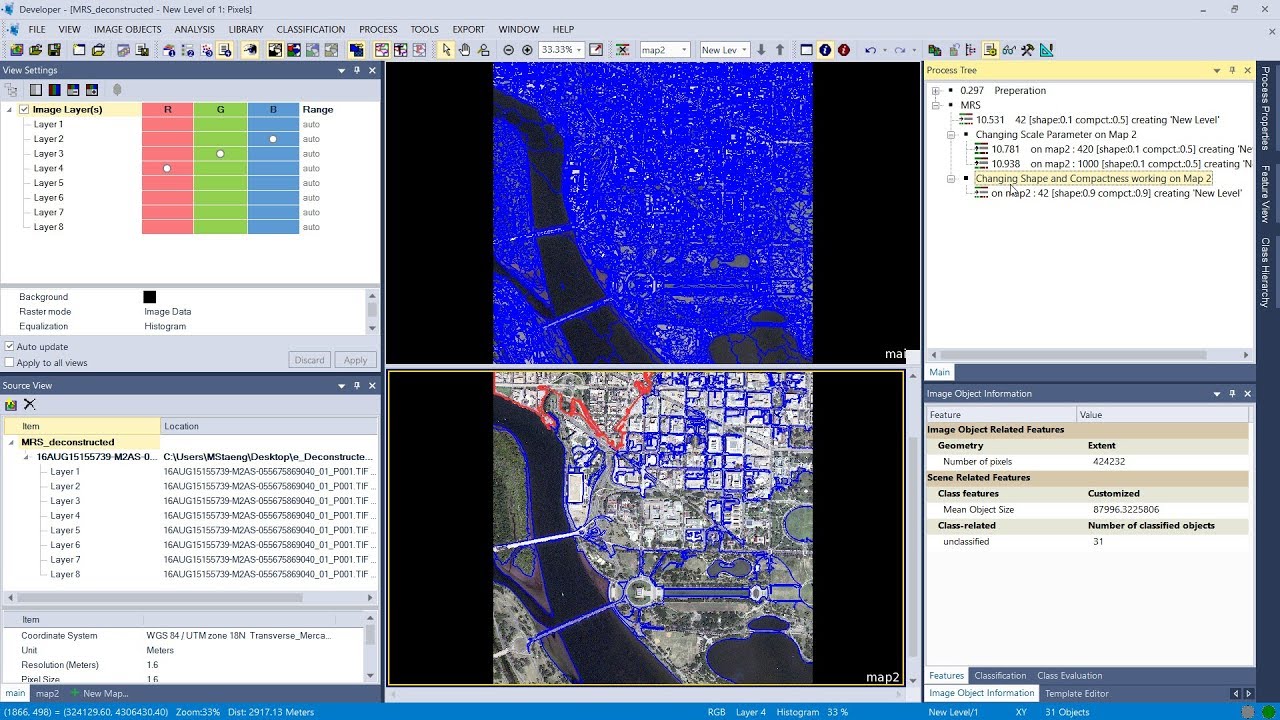 eCognition Deconstructed: Multiresolution Segmentation