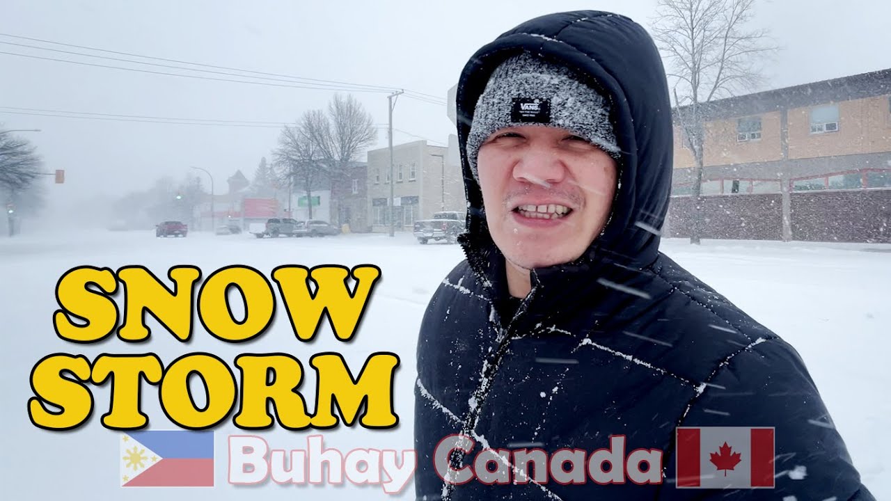 GANITO ANG SITWASYOM NAMIN PAG MAY SNOW STORM | BUHAY CANADA | ATOY SULIT