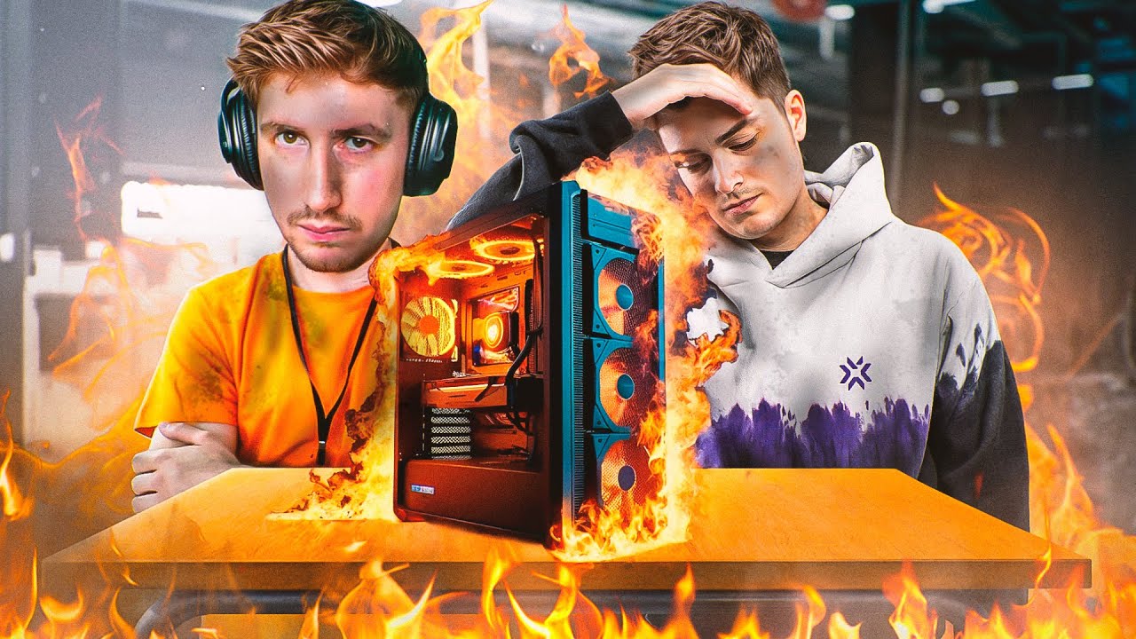 Le intento montar un PC a FRANLUQUE *Viene la Policia*