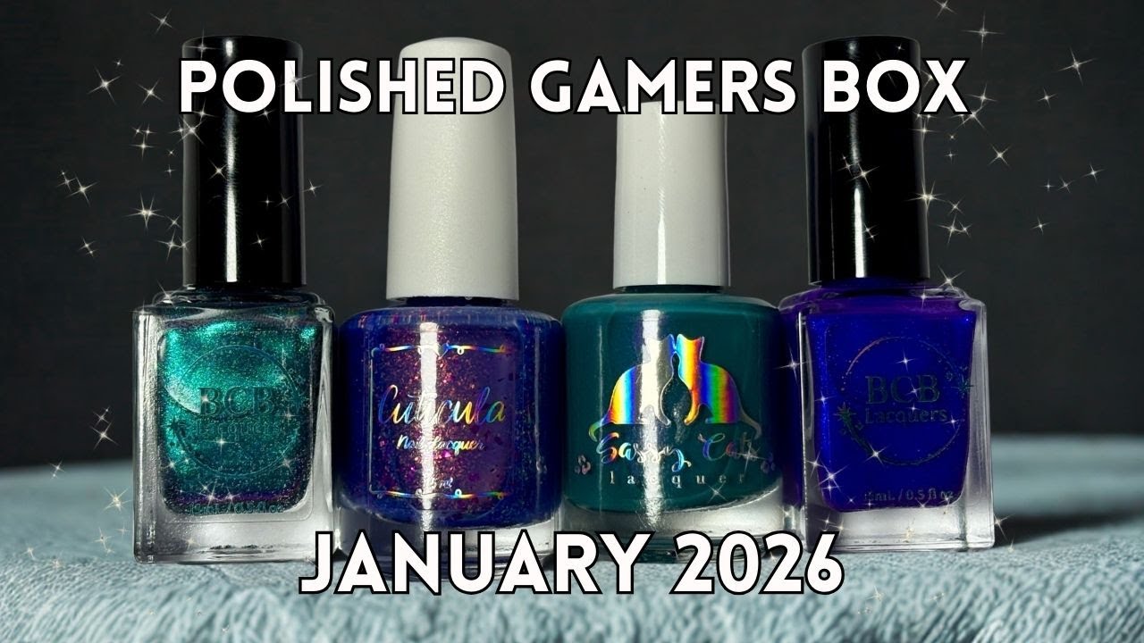 Polished Gamers Box January 2026 swatches
