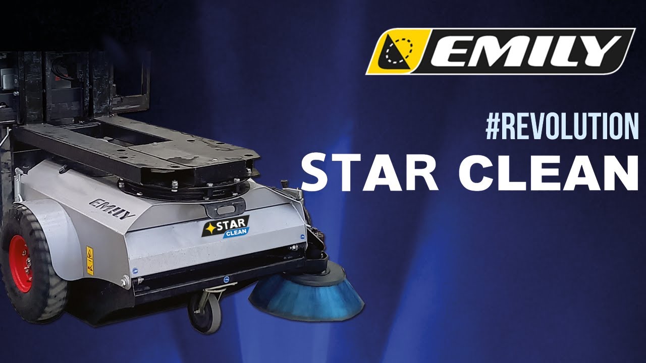 Aufnehmende Kehrmaschine für Innenbereich Star’clean EMILY